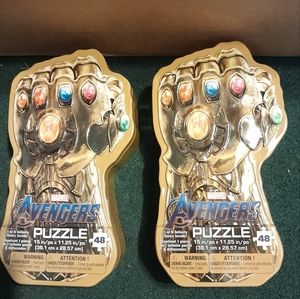 Marvel Avengers Infinity War Puzzle with Gauntlet Tin